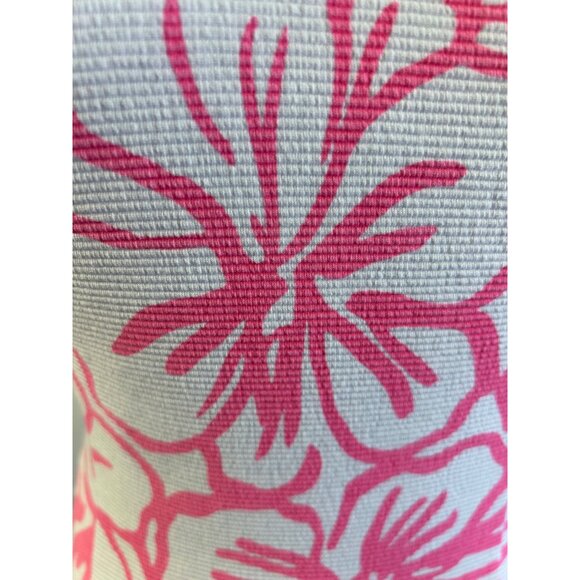 Lilly Pulitzer Dress XS Bella Pink & White Floral Beachy Classy Cap Sleeve - Picture 6 of 9
